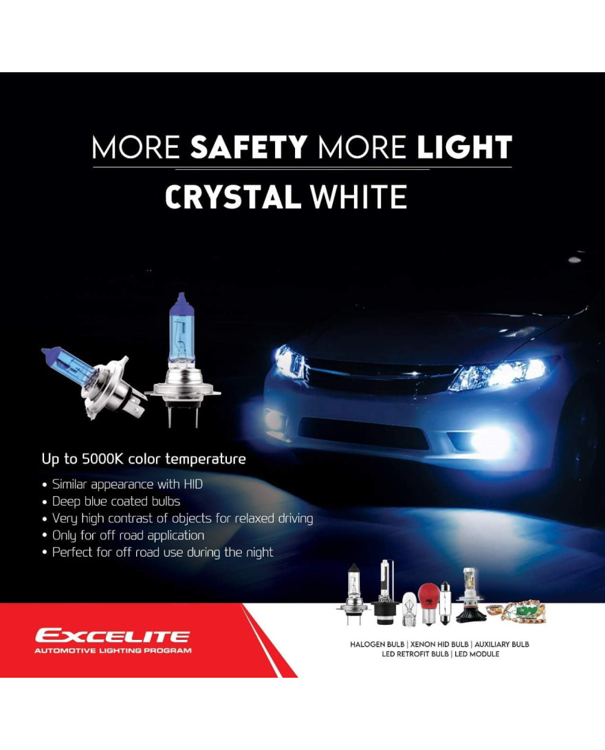 EXCELITE CW H7 12V 100W HALOGEN BULB PX26d